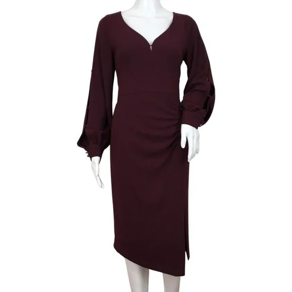Nanette Lepore Women Svelte Sheath Dress Scarlet Color Size 6